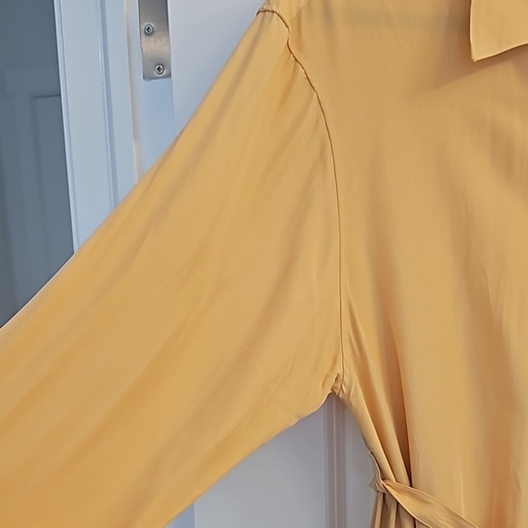 Uniqlo long sleeve maxi shirt dress M - Picture 5 of 9